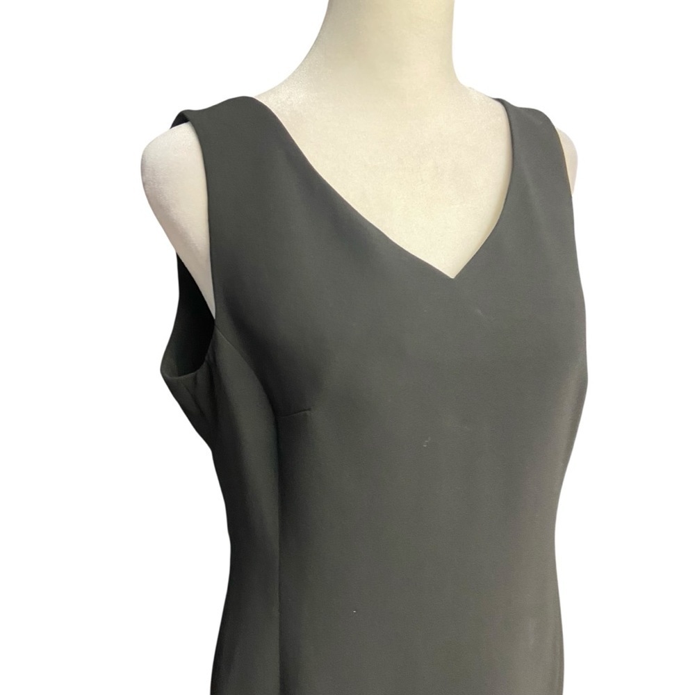 Jones New York Collection Platinum Sheath Dress Size 8P Black Classic Vintage - Picture 2 of 9